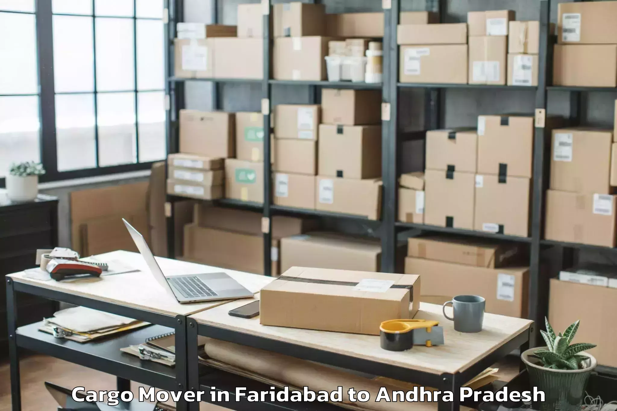 Hassle-Free Faridabad to Sullurupeta Cargo Mover